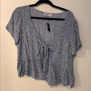 Leopard Print peplum Blouse